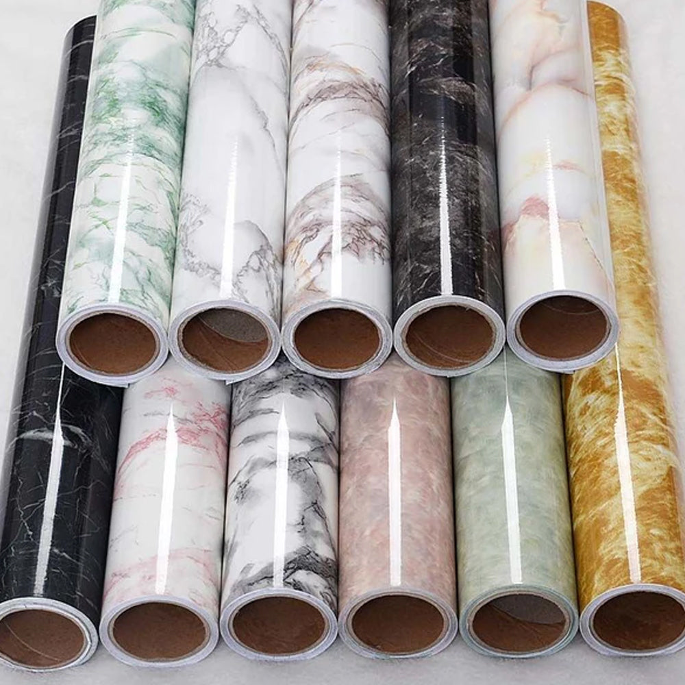 Self Adhesive Marble Sheet | Anti Oil & Heat Resistant (2ft x 6.5ft)
