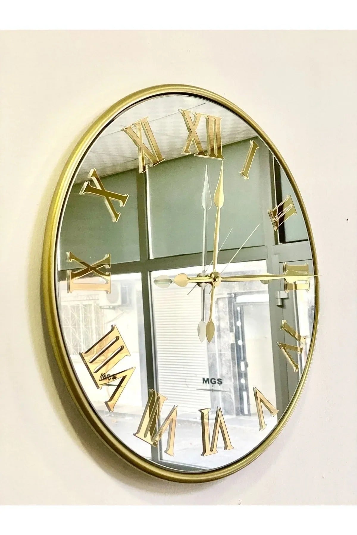American High End Mirror Wall Clock