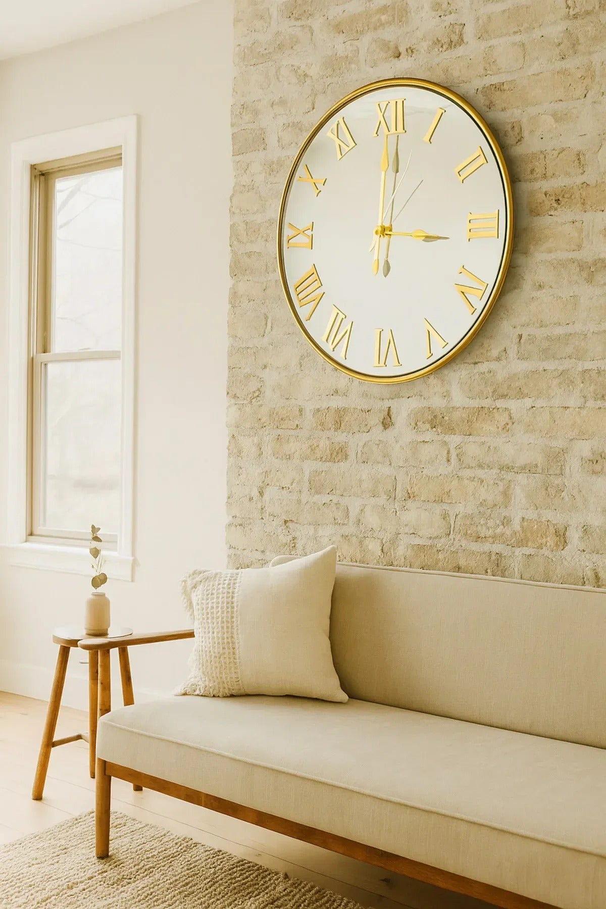 American High End Mirror Wall Clock