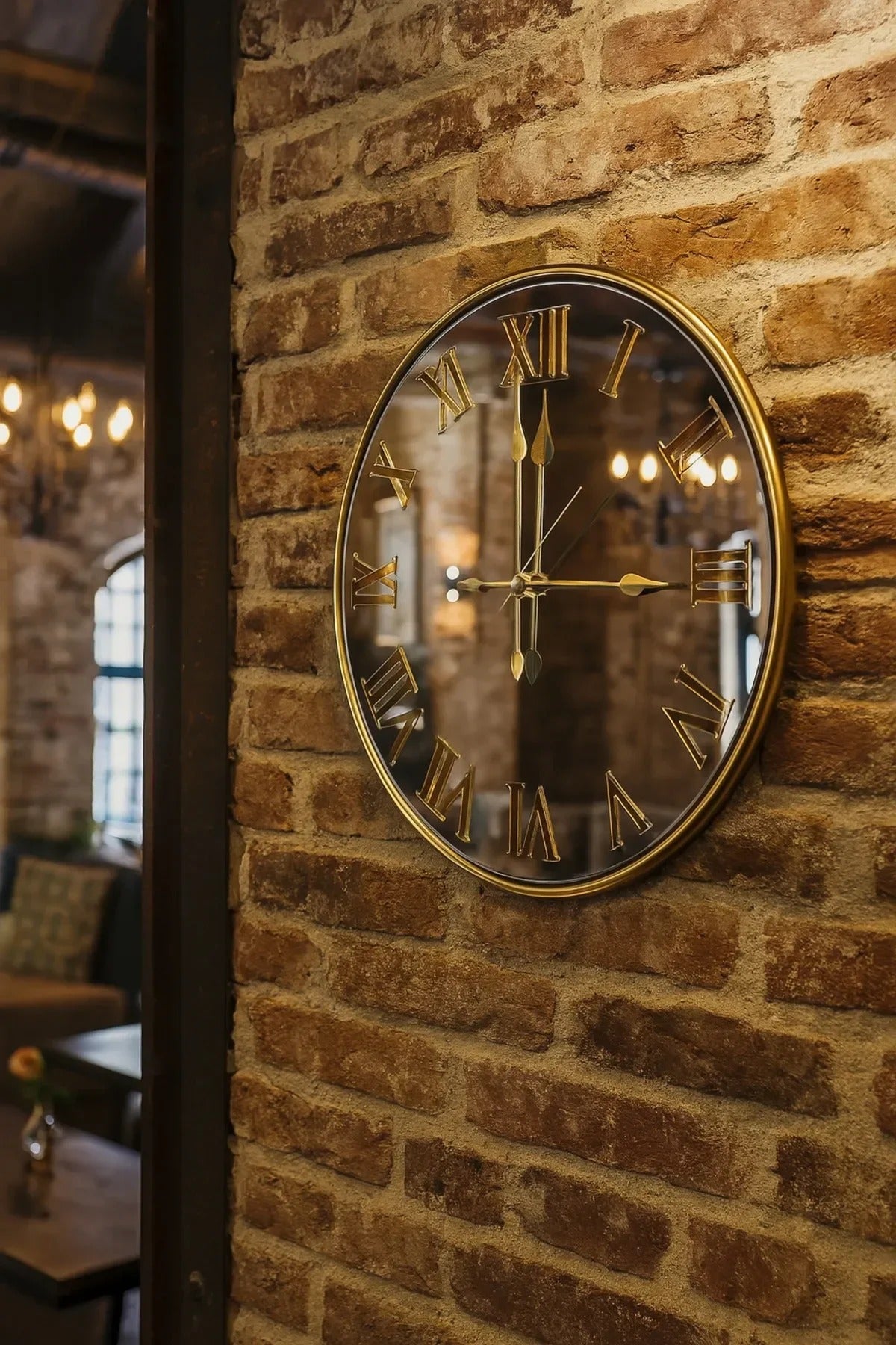 American High End Mirror Wall Clock