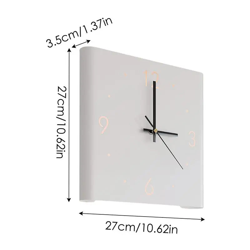 Minimislistic Led Lighted Acrylic Wall Clock