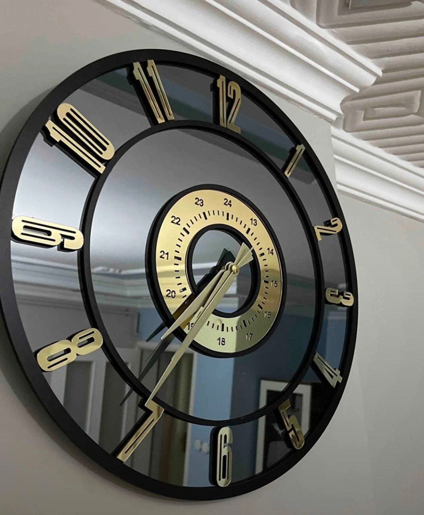 Personalized Mirror Wall Clock