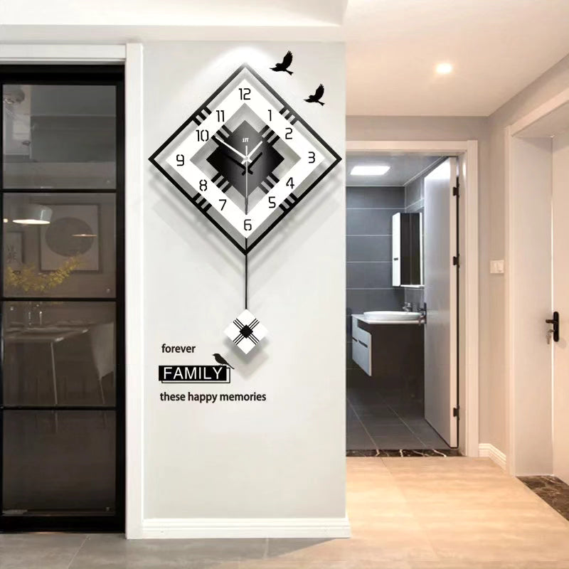 High End Pendulum Swing Wall Clock