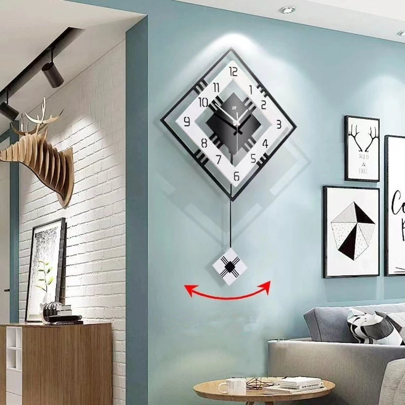 High End Pendulum Swing Wall Clock