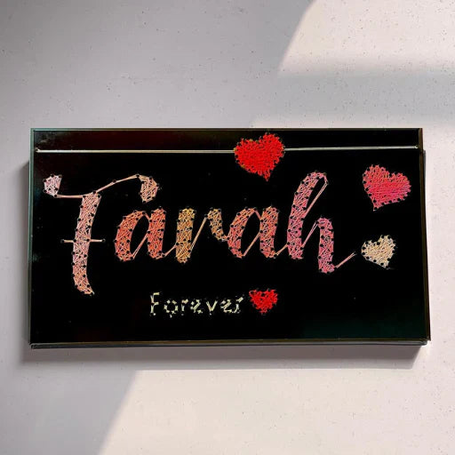 Custom String Art – Single Name on MDF SHEET (8x16 inch)