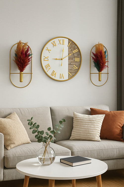 American High End Mirror Wall Clock