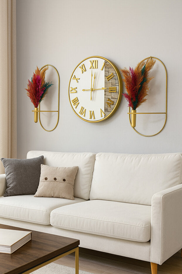 American High End Mirror Wall Clock