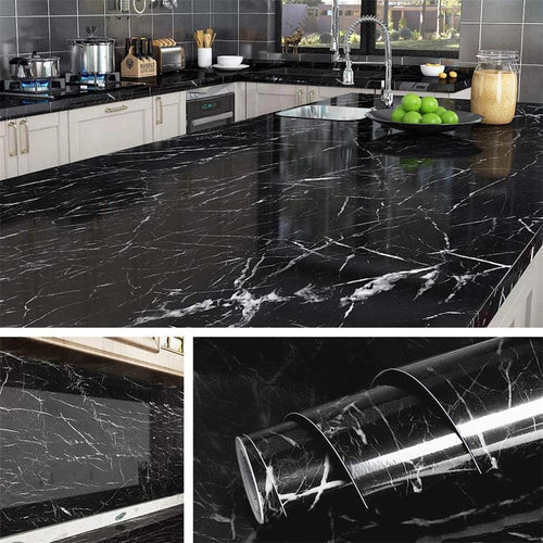 Self Adhesive Marble Sheet  | Anti Oil & Heat Resistant (2ft x 6.5ft)