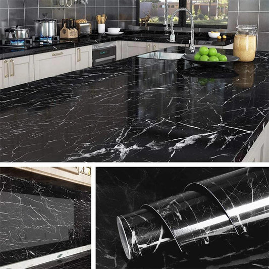 Self Adhesive Marble Sheet  | Anti Oil & Heat Resistant (2ft x 6.5ft)