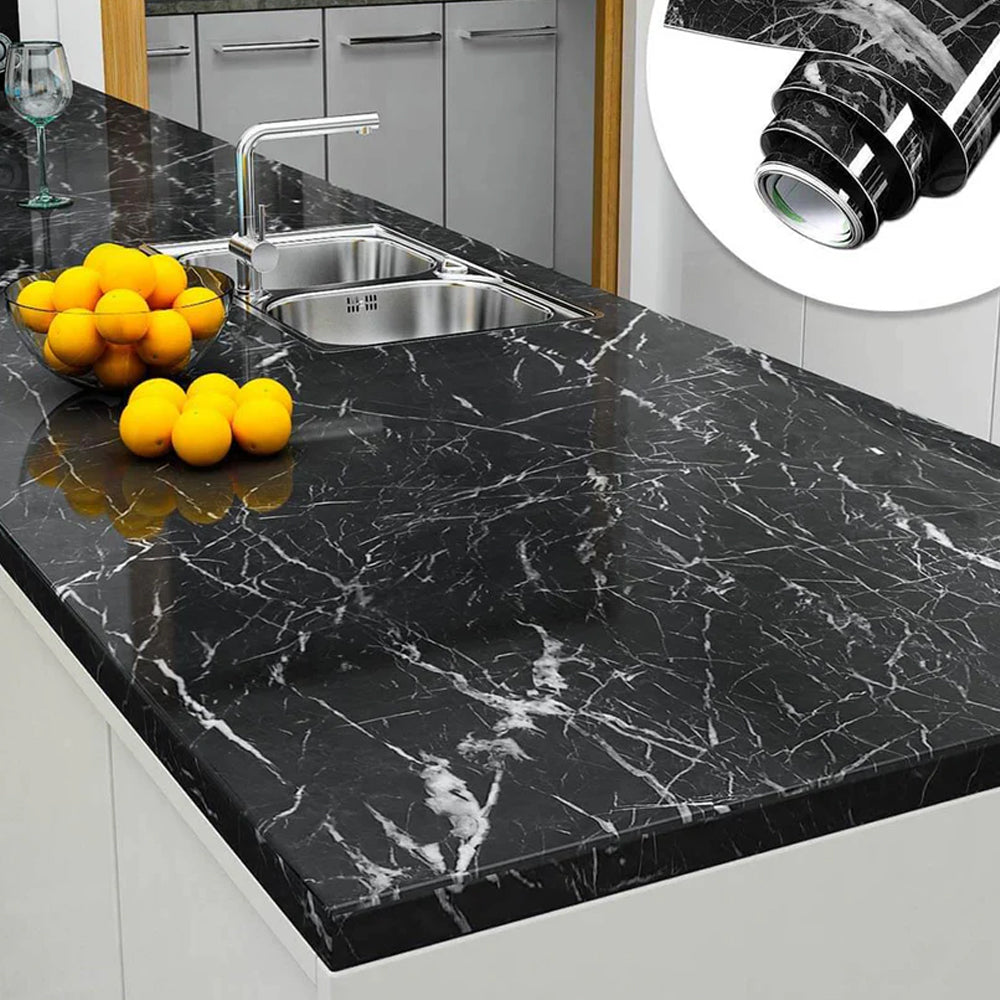 Self Adhesive Marble Sheet  | Anti Oil & Heat Resistant (2ft x 6.5ft)