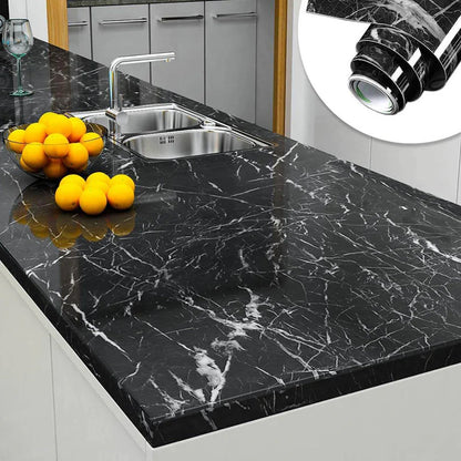Self Adhesive Marble Sheet  | Anti Oil & Heat Resistant (2ft x 6.5ft)