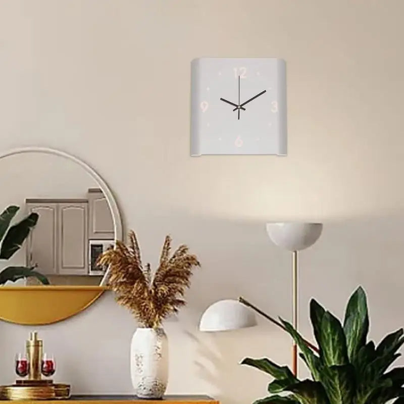Minimislistic Led Lighted Acrylic Wall Clock