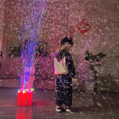 Automatic 20 Holes Fireworks Bubble Machine