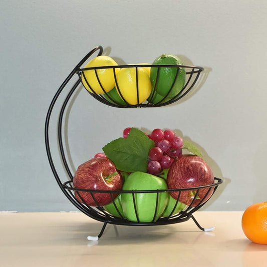 Stainless Steel High Quality Fruit & Vegetable Basket 2 Tier