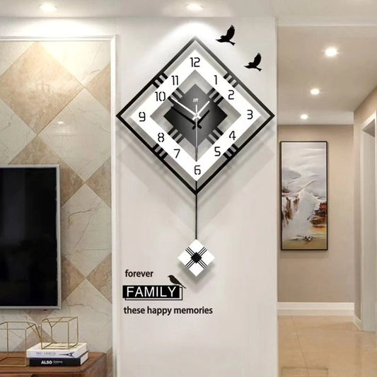 High End Pendulum Swing Wall Clock