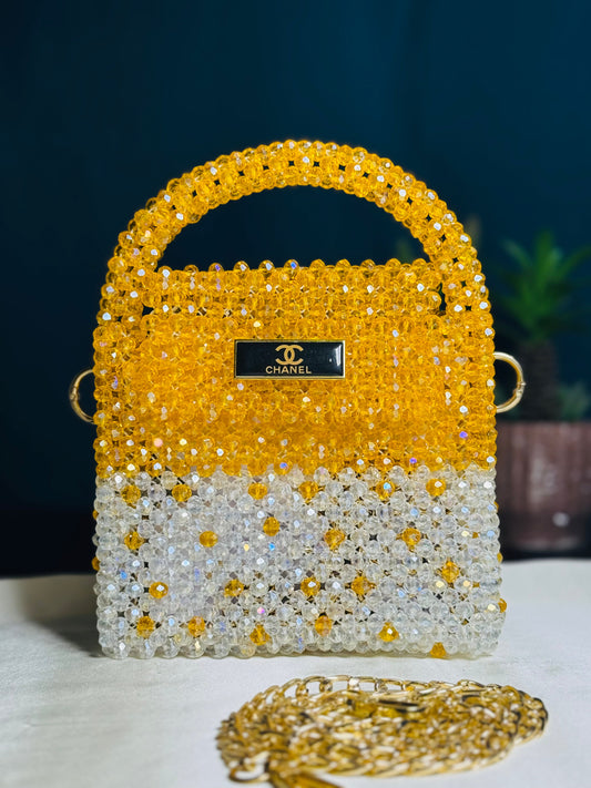 BANDED CARNELIAN CRYSTAL STONE HANDMADE BAG