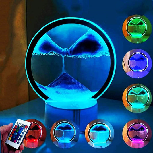 Nordic™ 3D Sand Art Lamp With 7 RGB Night Lights