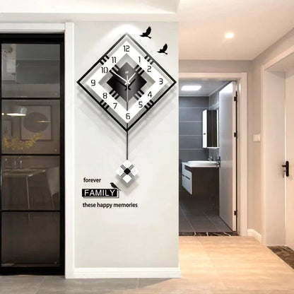 High End Pendulum Swing Wall Clock